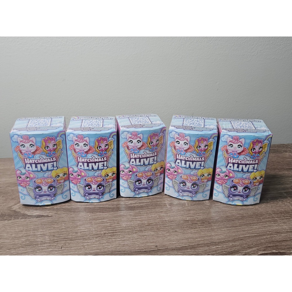 Hatchimals Alive! Colleggtibles Mystery Blind Box Lot of 5 New Sealed Toy